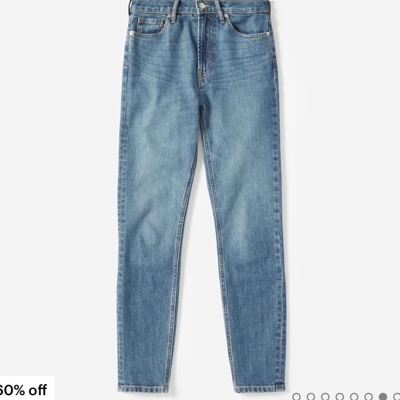 Everlane The High-Rise Skinny Jean - Mid Blue - Picture 8 of 8